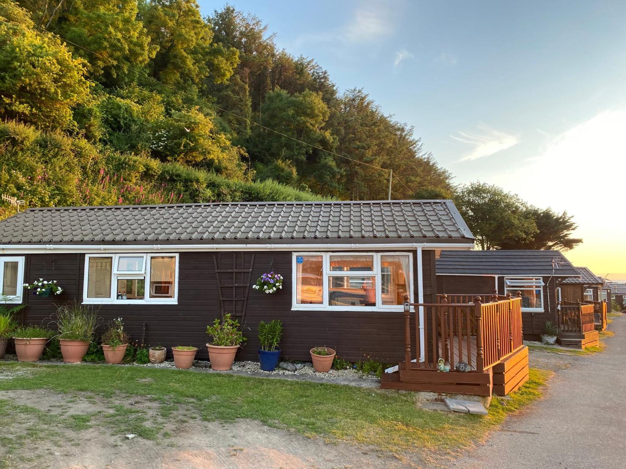 Chalet 5 Clarach Bay Aberystwyth Bagian luar foto